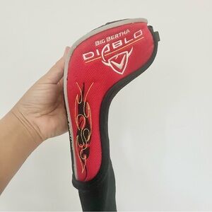 Callaway Big Bertha Diablo Driver Red and Black Headcover Golf Club Cover